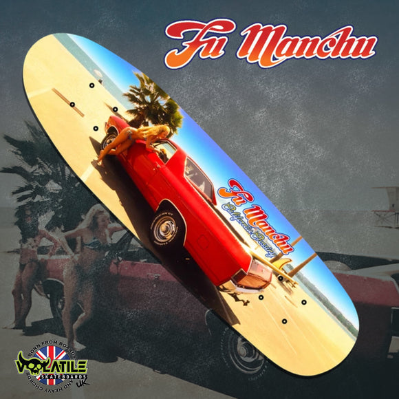 Fu-Manchu California Crossing old school skateboard (Pre Order) - DEVILHORN