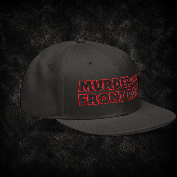 Murder in the Front Row Snapback Cap - DEVILHORN