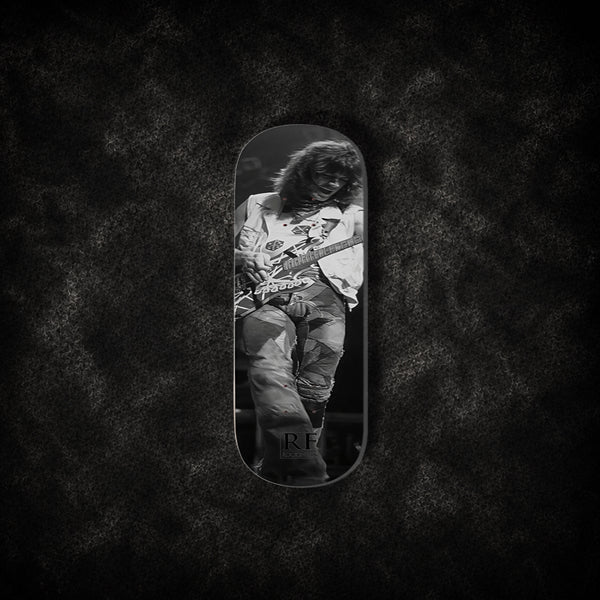 Rich Fuscia “Eddie” skateboard deck – full artwork