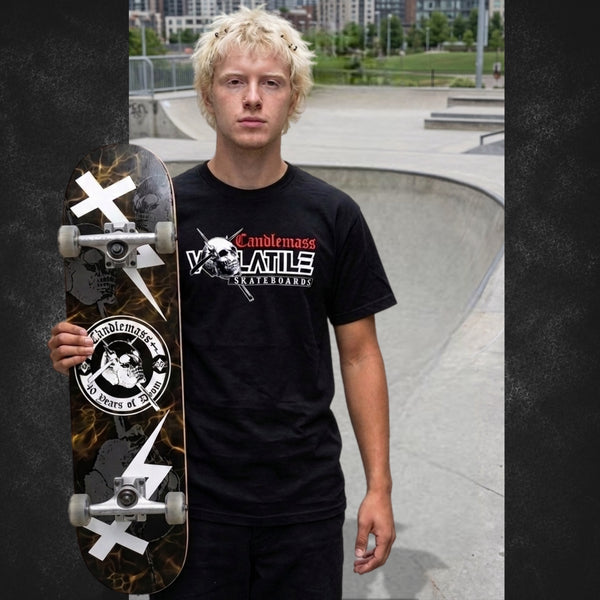 Candlemass 40th Anniversary skateboard deck – alternate view